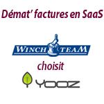 DÉMAT' FACTURES EN MODE SAAS : WINCH TEAM CHOISIT YOOZ COMME PRESTATAIRE ET PARTENAIRE