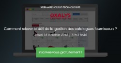 WEBINAIRE : ACHETEURS, OPTIMISEZ LA GESTION DE VOS CATALOGUES FOURNISSEURS STRATÉGIQUES