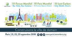 FORUM ANNUEL LOW CARBON CITY