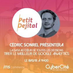 LA DATA AU CŒUR DE TOUTES LES DÉCISIONS, TIRER LE MEILLEUR DE GOOGLE ANALYTICS | #PETITDEJITAL11