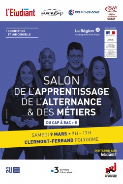 SALON APPRENTISSAGE, ALTERNANCE & MÉTIERS DE CLERMONT-FERRAND