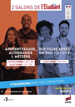 SALON DE L’APPRENTISSAGE, DE L’ALTERNANCE & DES MÉTIERS
SALON QUE FAIRE APRÈS UN BAC +2/+3/+4 ?
