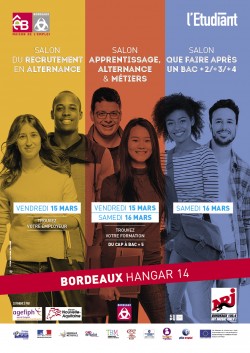 L'ETUDIANT: 3 SALONS À BORDEAUX - 15 ET 16 MARS 