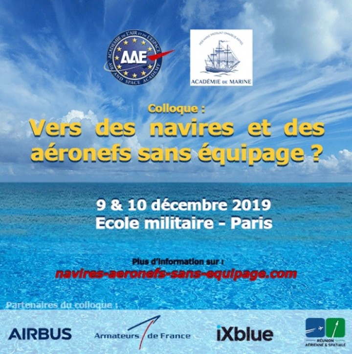 COLLOQUE: VERS DES NAVIRES ET DES AÉRONEFS SANS ÉQUIPAGE ?