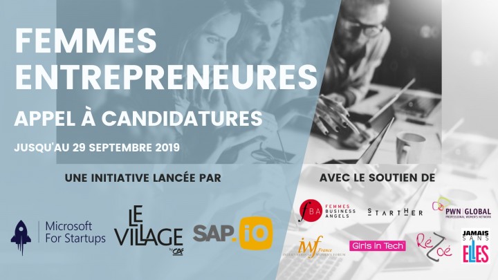 APPEL À CANDIDATURES - FEMMES ENTREPRENEURES