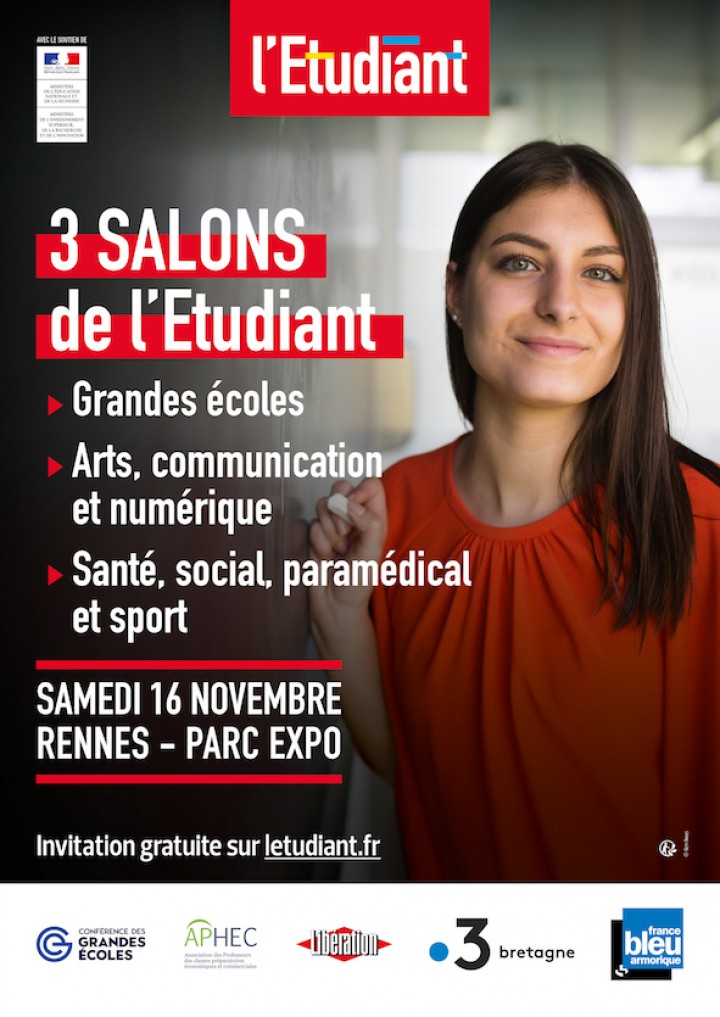 RENNES - 3 SALONS DE L'ÉTUDIANT - 16 NOVEMBRE