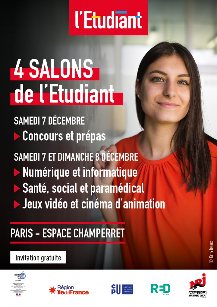 4 SALONS DE L'ETUDIANT PARIS ESPACE CHAMPERRET