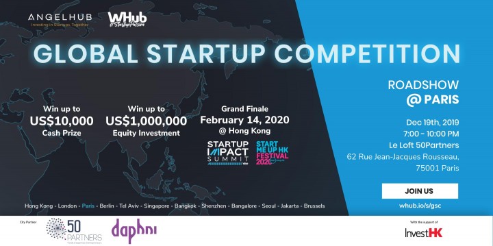 GLOBAL STARTUP COMPETITION - PARIS ROADSHOW - ANGELHUB & WHUB