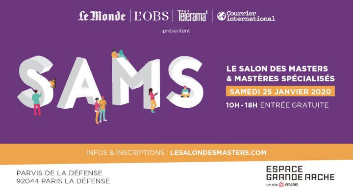 SAMS - LE SALON DES MASTERS ET MASTÈRES SPÉCIALISÉS