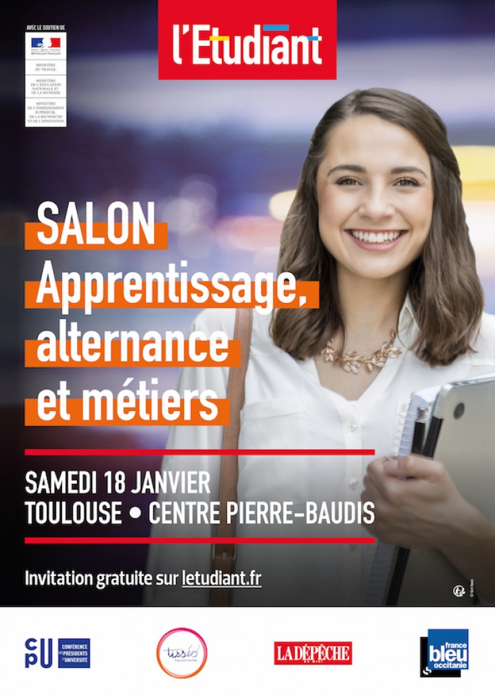 TOULOUSE - SALON APPRENTISSAGE, ALTERNANCE & METIERS - 18 JANVIER 2020