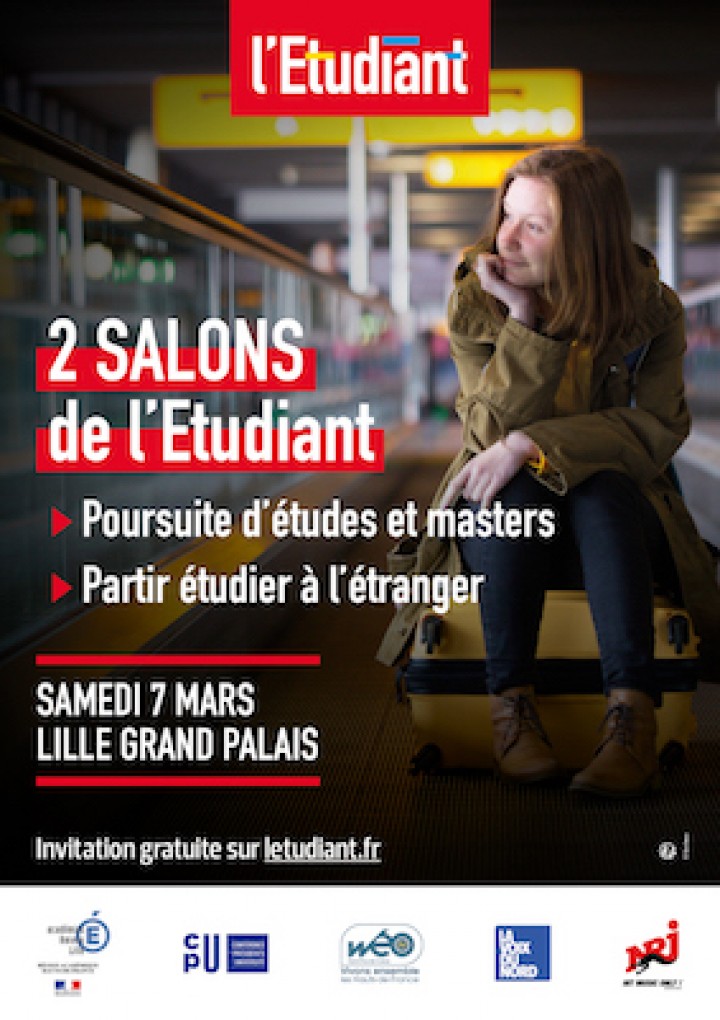 2 SALONS DE L'ETUDIANT À LILLE LE 7 MARS !