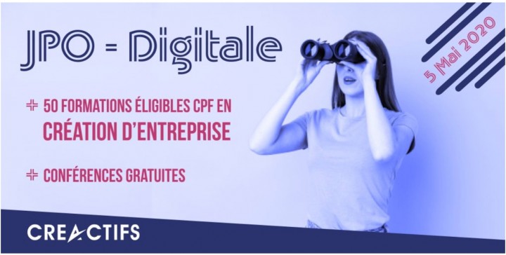 JOURNÉE PORTES OUVERTES DIGITALE À LA CRÉATION D'ENTREPRISE