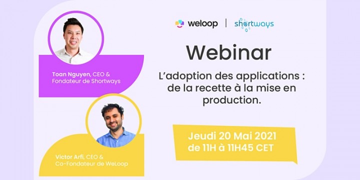 L’ADOPTION DES APPLICATIONS : DE LA RECETTE À LA MISE EN PRODUCTION
