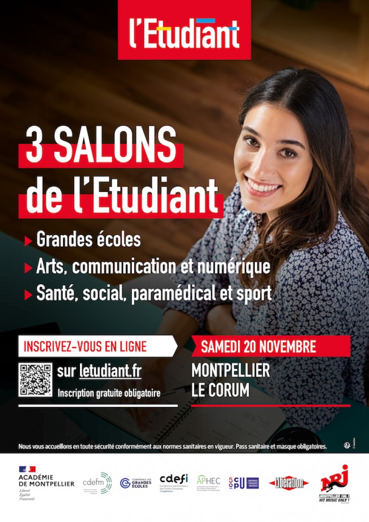 3 SALONS DE L'ETUDIANT DE MONTPELLIER 