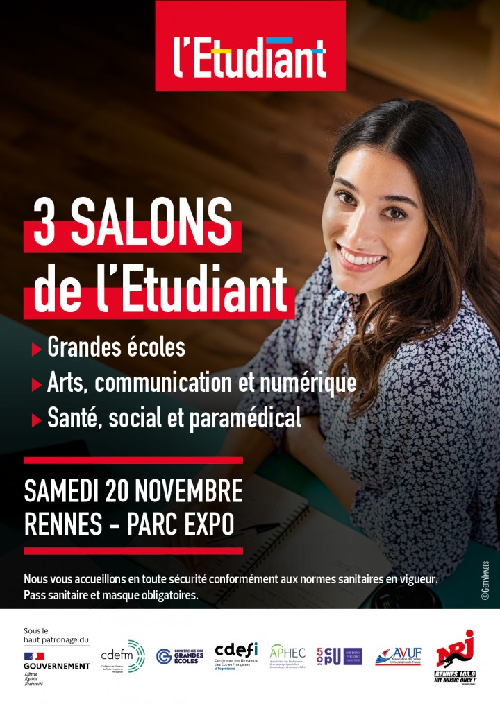 3 SALONS DE L'ETUDIANT À RENNES 