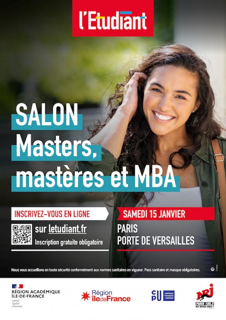 L'ETUDIANT - SALON MASTERS, MASTÈRES, MBA À PARIS
