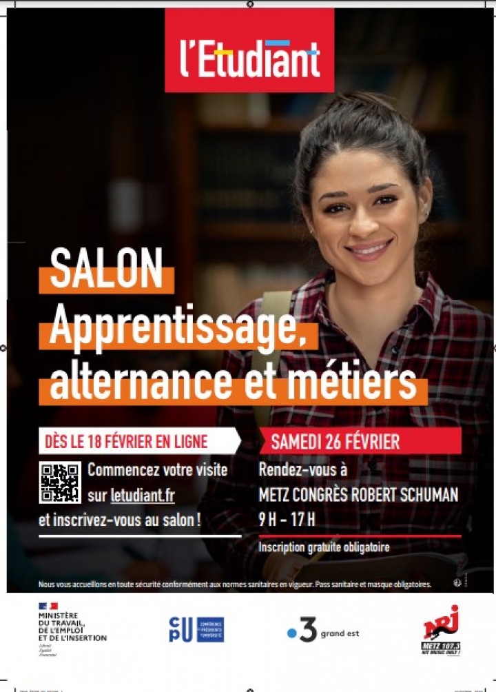 SALON APPRENTISSAGE, ALTERNANCE ET MÉTIERS DE METZ