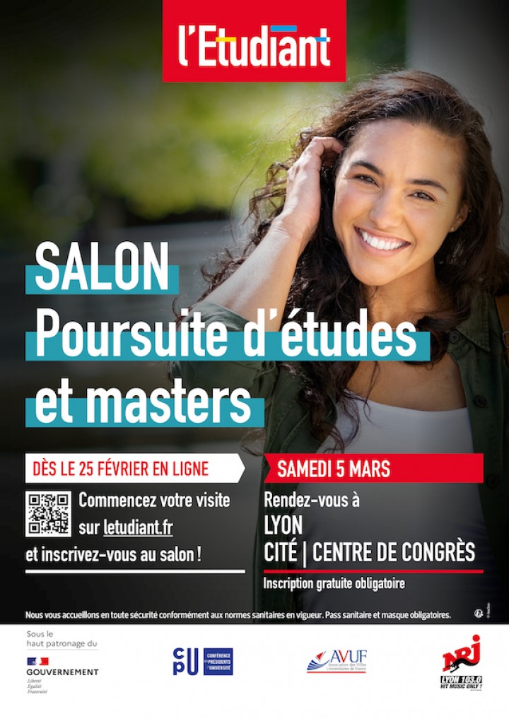 SALON POURSUITE D'ÉTUDES ET MASTERS DE LYON