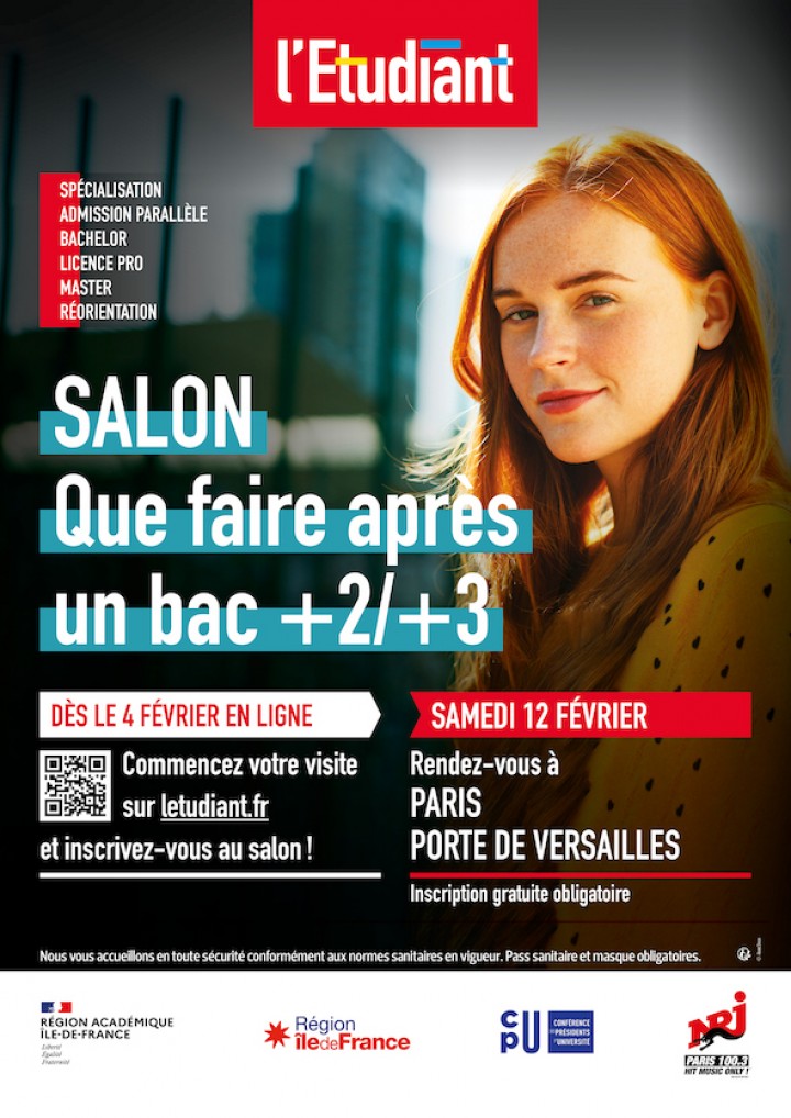 L'ETUDIANT- SALON QUE FAIRE APRÈS UN BAC+2/+3