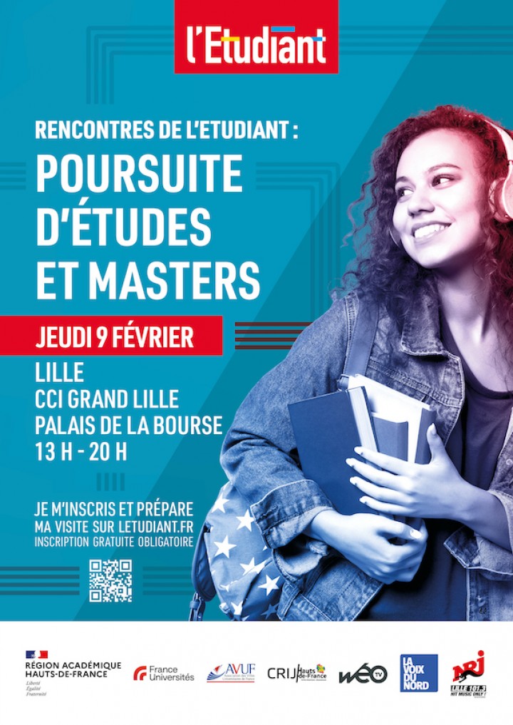 RENCONTRES DE L'ETUDIANT : POURSUITE D'ÉTUDES ET MASTERS - LILLE