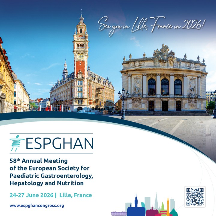 ESPGHAN 2026 - 58TH ANNUAL MEETING OF THE EUROPEAN SOCIETY FOR PGHAN