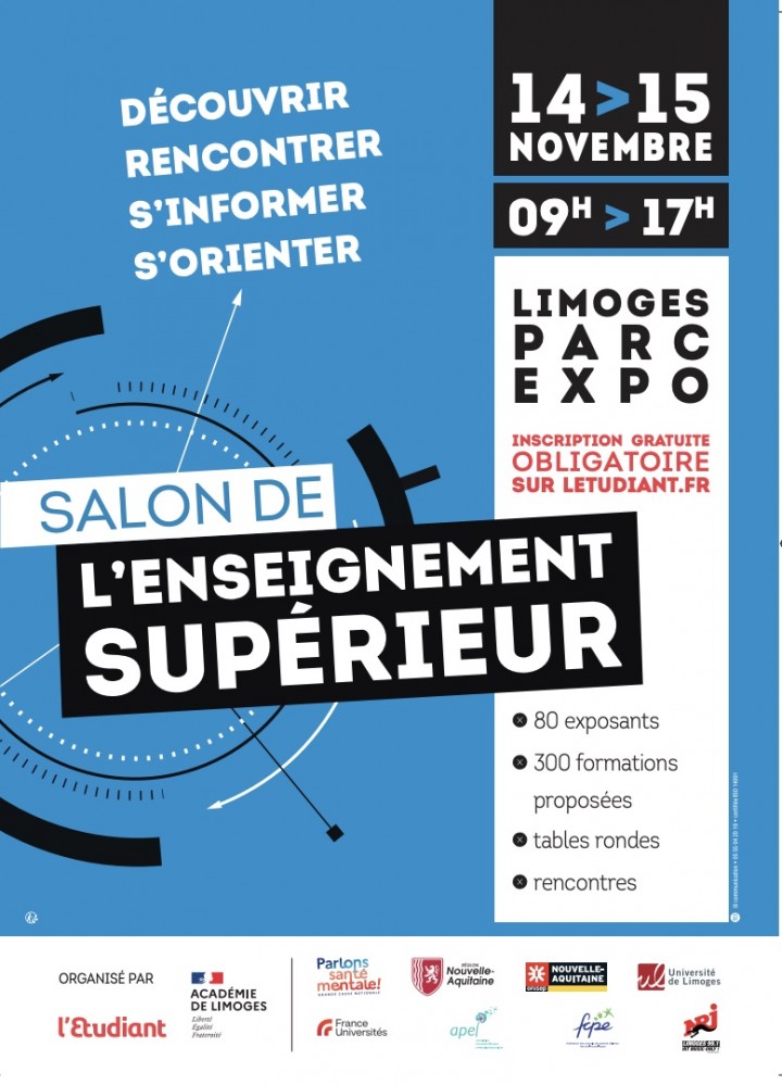 LE SALON DE L’ENSEIGNEMENT SUPÉRIEUR À LIMOGES
