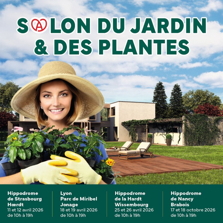 9ÈME SALON DU JARDIN & FÊTE DES PLANTES - HIPPODROME STRASBOURG HOERDT - 11 ET 12 AVRIL 2026