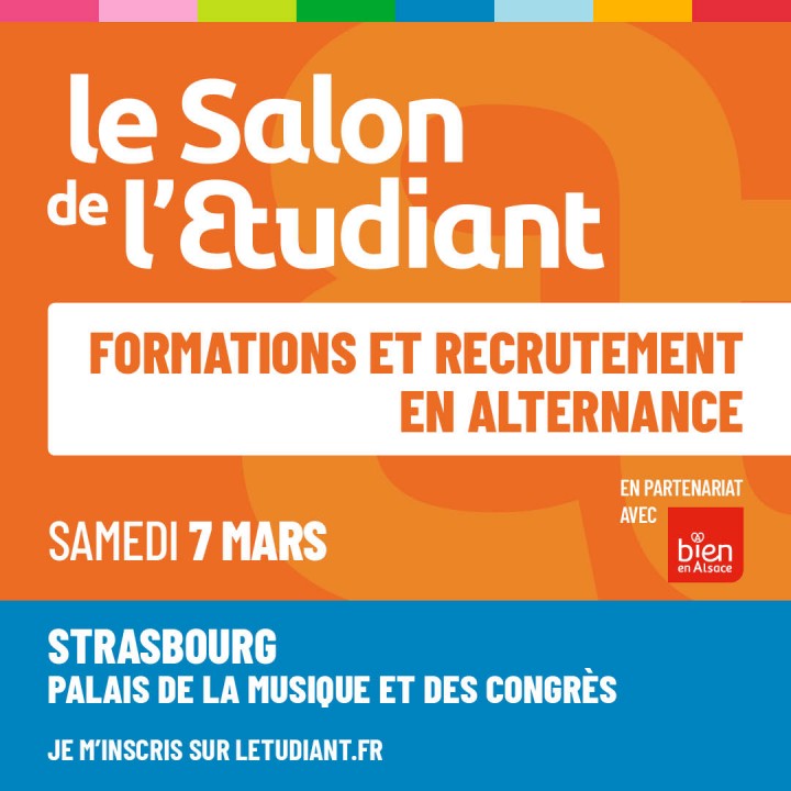 LE SALON FORMATIONS ET RECRUTEMENT EN ALTERNANCE À STRASBOURG