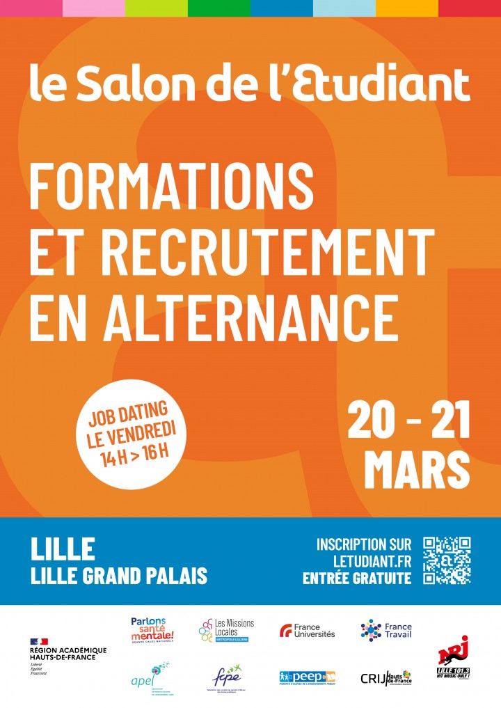 LE SALON FORMATIONS ET RECRUTEMENT EN ALTERNANCE À LILLE
